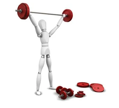 Weightlifting Stock Illustration