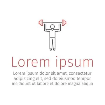 Weightlifting Vector Icon Stock Illustration