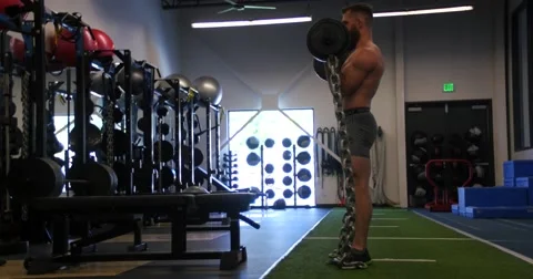 Weights and chains shadow.mp4 Stock-Footage 52854264