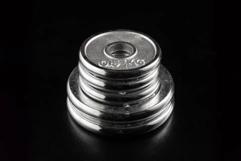 Weights for Dumbbells Stock Photos