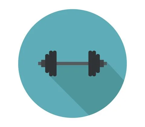 Weights icon illustrated in vector on white background Stock Illustration