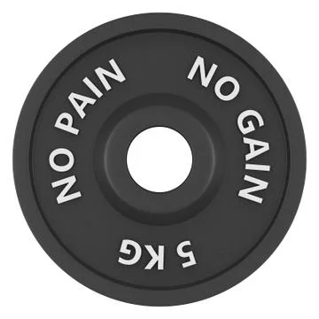 Weights isolated on white background. 库存插图