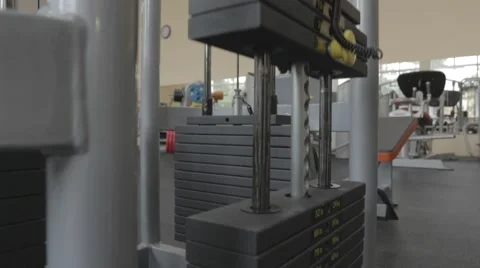 Weights Movement 库存影片 67719701