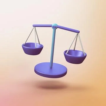 Weights - stylized 3d CGI icon object Stock Illustration