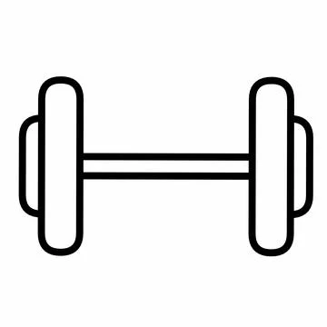 Weights vector Illustrazione stock