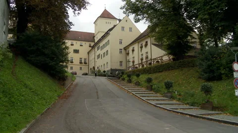 Weihestephan Outside Building Video stock 43761922