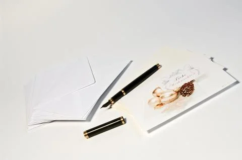 Weihnachtspost Stock Photos