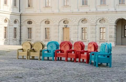 The Weimar City Palace Stock Photos