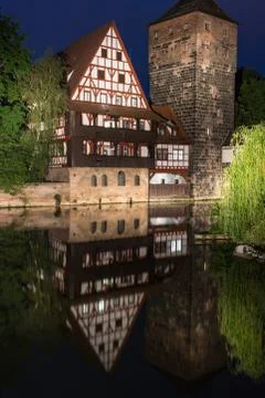 Weinstadl Nuremberg Stock Photos