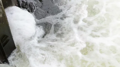 Weir (Falling Water) Video stock 40799316