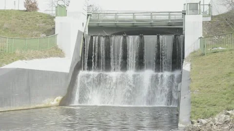 Weir Stock Footage 22377004