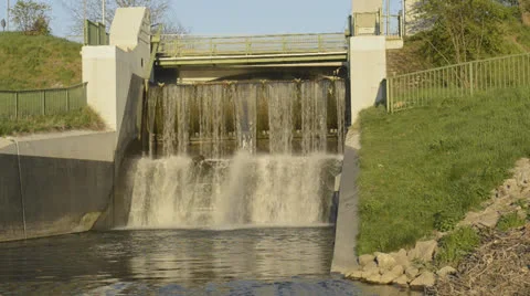 Weir Stock Footage 22878845