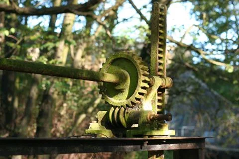 Weir mechanism Stock Photos