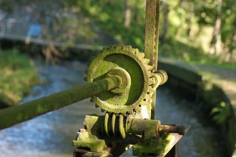 Weir mechanism Stock Photos