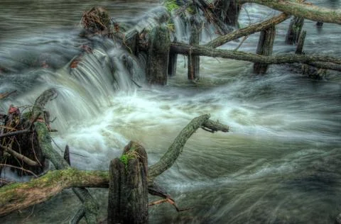 Weir Fotos de archivo