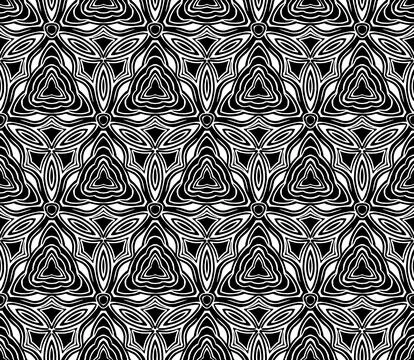Weird Abstract (Black, White) Stock Illustration