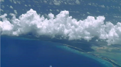 Weird Aerial Cloud View  库存影片 199109