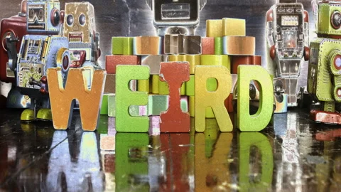 Weird bots Stock Footage 338390809
