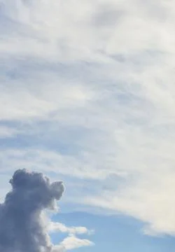 Weird cloud on the sky Fotos Stock