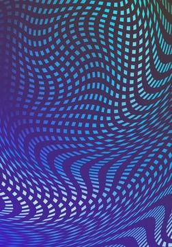 Weird Distorted Structure Blue Abstract Vertical Background Stock Illustration