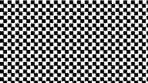 Weird Disturbed Offset Chaotic Grid Offset Checkerboard Checker Board Pattern Stock Footage 118983276