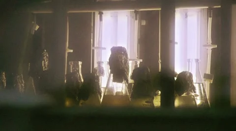 Weird Drug Lab FX Stock Footage 22413155