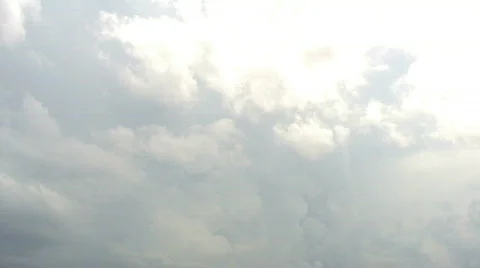 Weird Foggy Clouds  Video stock 280062