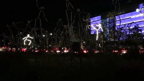 Weird Light Show 库存影片 82876509