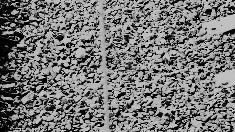 Weird noisy decorations. abstract loop transition. Stock Footage 128647405