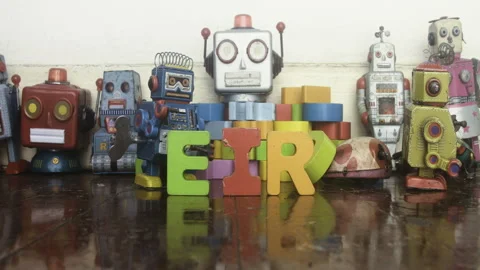 Weird robots Stock Footage 338390830