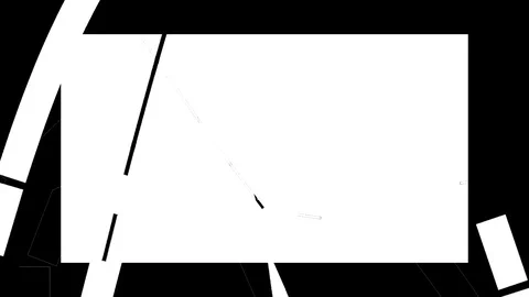 Weird shapes animation Stock Footage 95408205