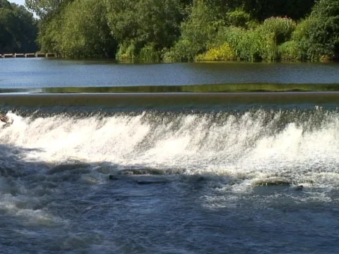Weird Waterfalls Stock Footage 489839