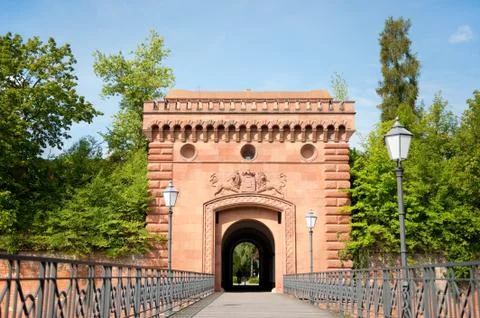 Weissenburg gate 스톡 사진