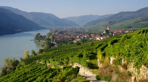 Weissenkirchen in Wachau Stock Footage 58493392