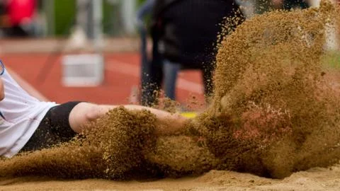 Weitsprung Stock Photos