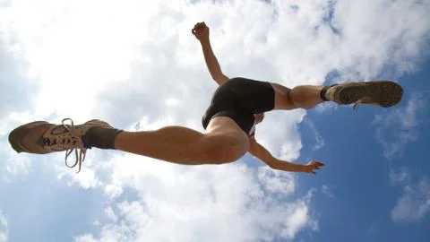 Weitsprung Stock Photos