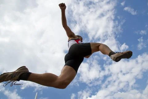 Weitsprung Stock Photos