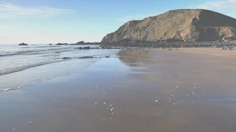 Welcombe Mouth Stock Footage 23178917