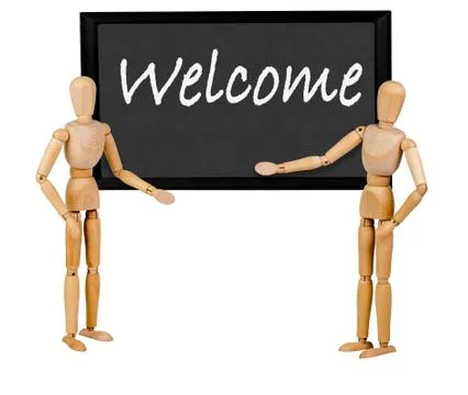 Welcome 2 写真素材