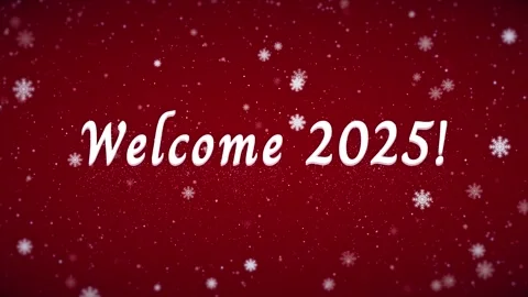 Welcome 2025! Stock Footage 290824781