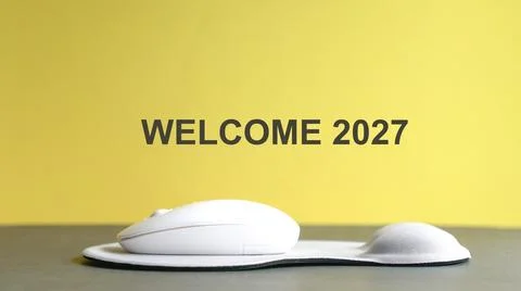 Welcome 2027 Stock Photos