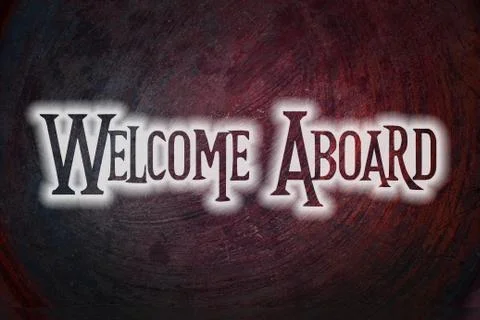 Welcome aboard concept Stock Illustration
