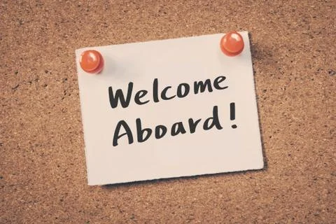 Welcome Aboard Stock Photos