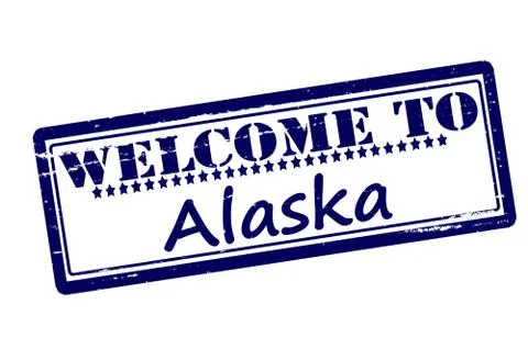 Welcome to Alaska Stock Illustration