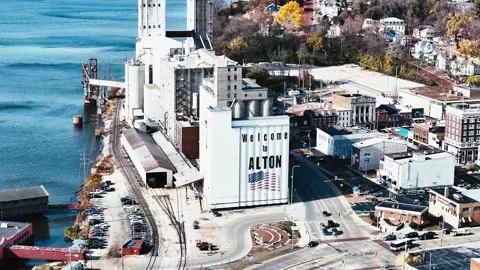 Welcome to Alton 2 Stock Footage 256458899