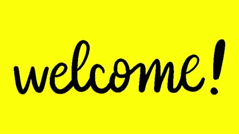 Welcome Animated Text, with style animation background. word Welcome. Stock Footage 226342571