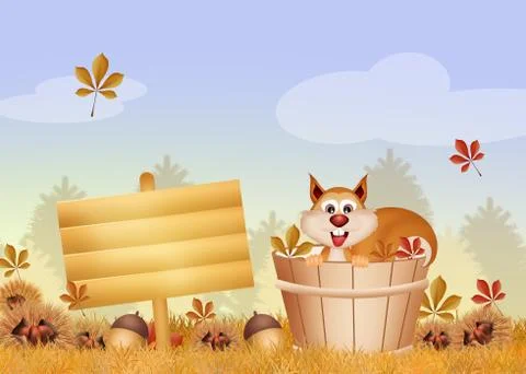 Welcome autumn Stock Illustration