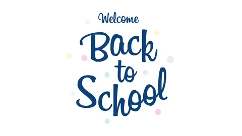Welcome back to School Background Animation Stock Footage 316276657