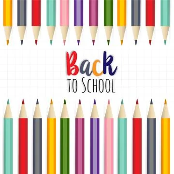 Welcome back to the school Stock Illustration