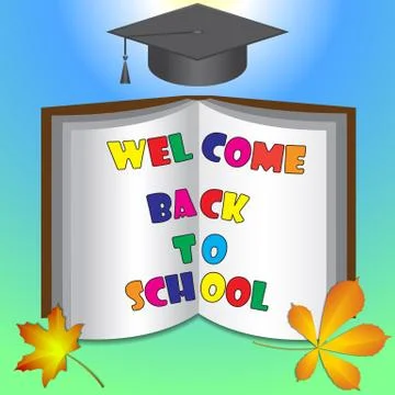 Welcome back to school Stock Illustration
